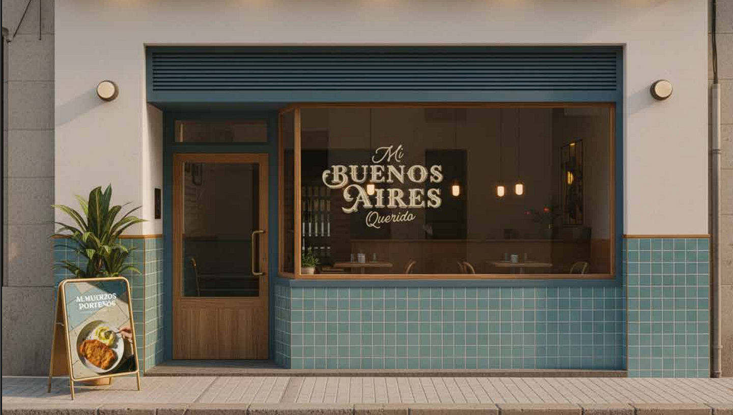 Restaurant brand mockup 2