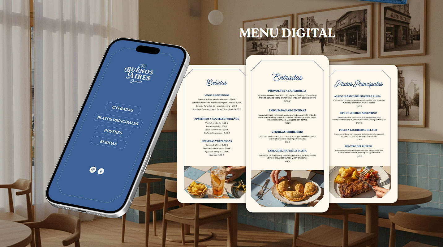 Restaurant brand mockup 3