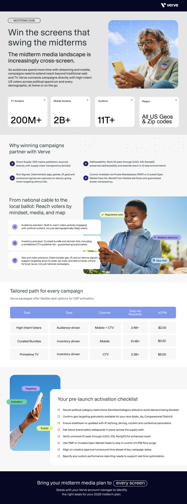 Verve Marketplace long-form one-pager